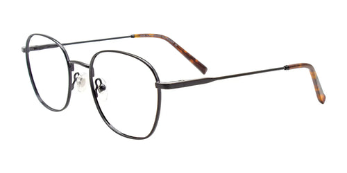 Coolclip CC851 Eyeglasses with Clip-on Sunglasses / Size 51 / Steel