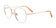 CoolClip CC852 Eyeglasses with Clip-on Sunglasses Soft Pink Gold CoolClip CC852 Eyeglasses with Clip-on Sunglasses Soft Pink Gold