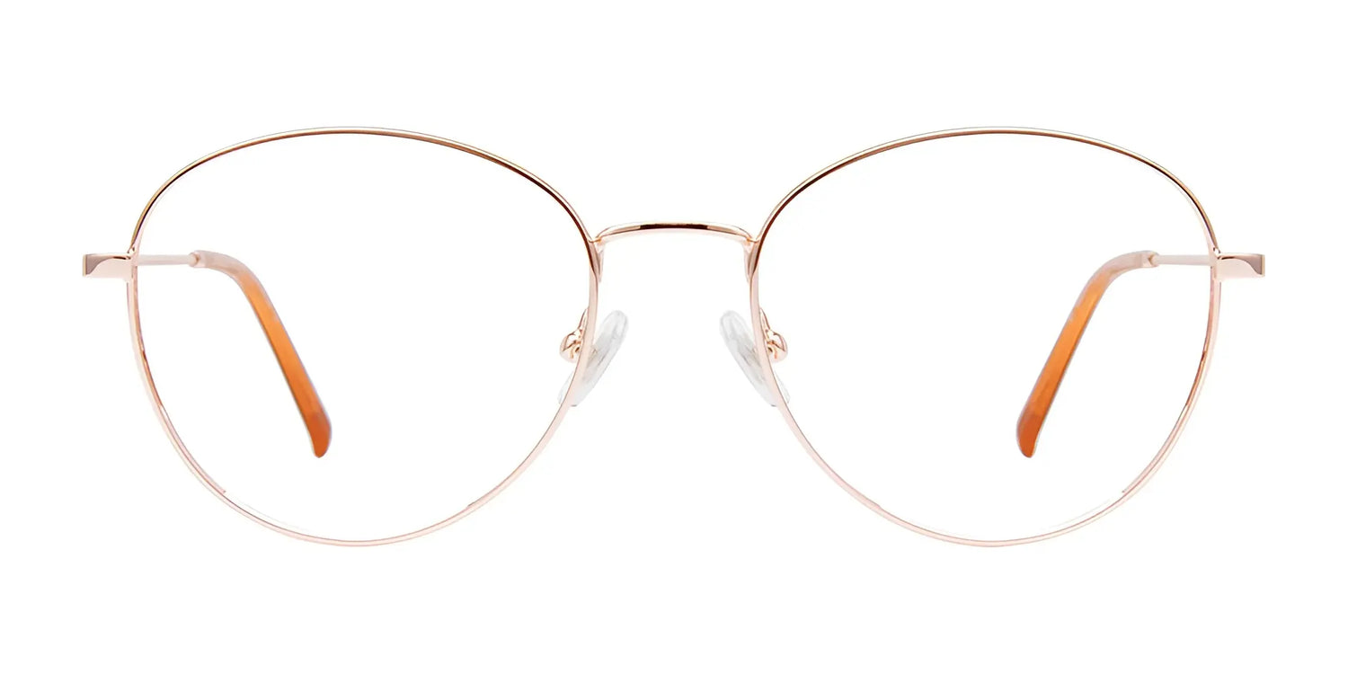 CoolClip CC852 Eyeglasses with Clip-on Sunglasses | Size 53—gold, round metal frames with clear nose pads and thin arms, shown on white. Versatile design lets you easily attach clip-on shades to turn them into polarized sunglasses. CoolClip CC852 Eyeglasses with Clip-on Sunglasses | Size 53—gold, round metal frames with clear nose pads and thin arms, shown on white. Versatile design lets you easily attach clip-on shades to turn them into polarized sunglasses.