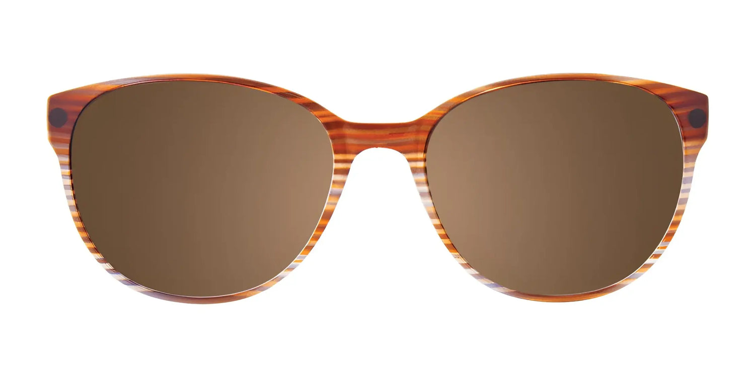 CoolClip CC854 Eyeglasses with Clip-on Sunglasses, size 51, by CoolClip shown from the front in brown tortoiseshell with round lenses and a polarized clip-on, displayed on a white background. CoolClip CC854 Eyeglasses with Clip-on Sunglasses, size 51, by CoolClip shown from the front in brown tortoiseshell with round lenses and a polarized clip-on, displayed on a white background.