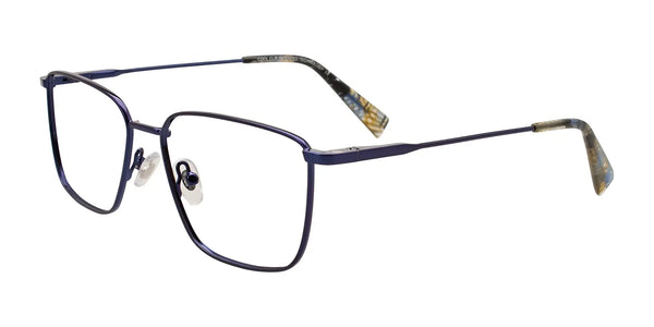 Coolclip CC860 Eyeglasses with Clip-on Sunglasses | Size 52 / Blue