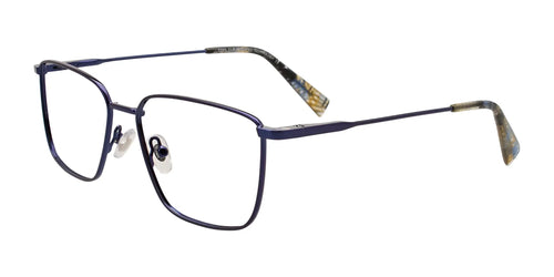 Coolclip CC860 Eyeglasses with Clip-on Sunglasses / Size 52 / Blue