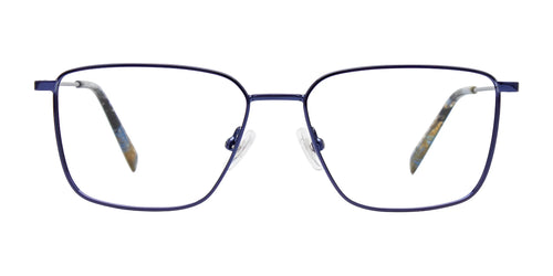 Coolclip CC860 Eyeglasses with Clip-on Sunglasses / Size 52 / Blue