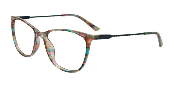 Coolclip CC862 Eyeglasses with Clip-on Sunglasses | Size 54 / Blue