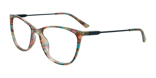 Coolclip CC862 Eyeglasses with Clip-on Sunglasses / Size 54 / Blue