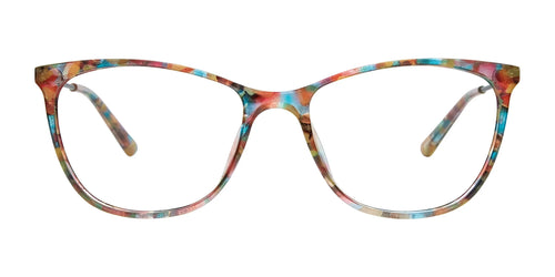 Coolclip CC862 Eyeglasses with Clip-on Sunglasses / Size 54 / Blue
