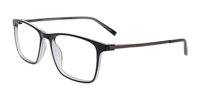 Coolclip CC863 Eyeglasses with Clip-on Sunglasses Grey