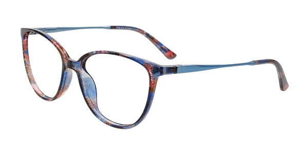 Coolclip CC864 Eyeglasses with Clip-on Sunglasses | Size 51 / Pink