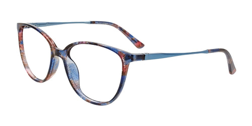 Coolclip CC864 Eyeglasses with Clip-on Sunglasses / Size 51 / Brown