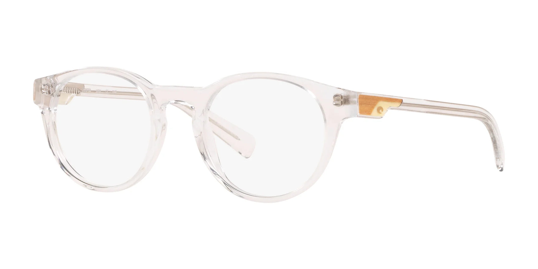 Costa FRF100 6S1002 Eyeglasses Shiny Crystal Clear Costa FRF100 6S1002 Eyeglasses Shiny Crystal Clear