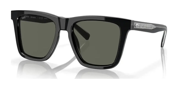 Costa KERAMAS 6S2015 Sunglasses | Size 54 / Black / Gray (Polarized) (3P 10%) №201501