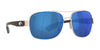 Costa COCOS 6S4011 Sunglasses | Size 59 / Palladium №401106 / Blue Mirror (3P 12.6%)