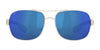 Costa COCOS 6S4011 Sunglasses | Size 59 / Palladium №401106 / Blue Mirror (3P 12.6%)