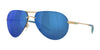 Costa HELO 6S6006 Sunglasses | Size 61 / Matte Champagne / Blue Mirror (Polarized) (3P 12.6%) №600608