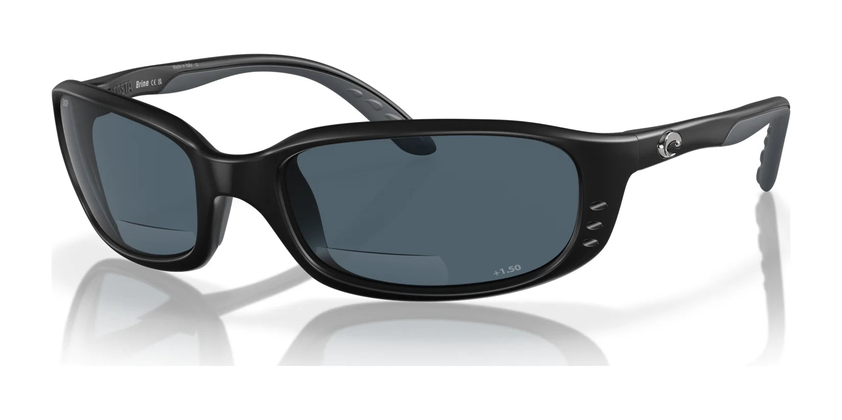 Costa BRINE READERS 6S7001 Sunglasses Matte Black / Gray (Polarized) Costa BRINE READERS 6S7001 Sunglasses Matte Black / Gray (Polarized)
