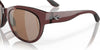 Costa MAYA 6S9011 Sunglasses | Size 55 / Shiny Urchin Crystal / Copper Silver Mirror (Polarized) (3P 12%) №901104