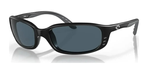 Costa BRINE 6S9017 Sunglasses | Size 59 / Matte Black / Gray (Polarized) (3P 14%) №901703