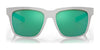Costa PESCADOR 6S9029 Sunglasses | Size 55 / Net Gray With Blue Rubber / Blue Mirror (Polarized) (3P 10%) №902901