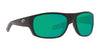 Costa TICO 6S9036 Sunglasses | Size 60 / Matte Black №903620 / Green Mirror (Polarized) (3P 10%)