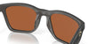 Costa PANGA 6S9037 Sunglasses | Size 56 / Shiny Black/Crystal/Fuchsia / Gray (Polarized) (3P 14%) №903706