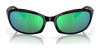 Costa HARPOON 6S9040 Sunglasses | Size 62 / Shiny Black №904013 / Green Mirror (Polarized) (3P 10%)