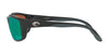 Costa ZANE 6S9059 Sunglasses | Size 61 / Matte Black №905906 / Green Mirror (Polarized) (3P 11.4%)