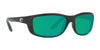 Costa ZANE 6S9059 Sunglasses | Size 61 / Matte Black №905906 / Green Mirror (Polarized) (3P 11.4%)
