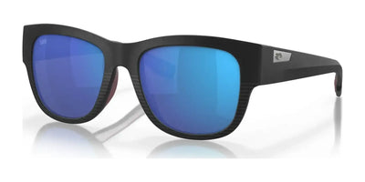 Costa CALETA 6S9084 Sunglasses Net Black / Blue Mirror (Polarized)