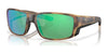 Costa TUNA ALLEY PRO 6S9105 Sunglasses | Size 60 / Matte Tortoise / Green Mirror (Polarized) (3P 10%) №910515