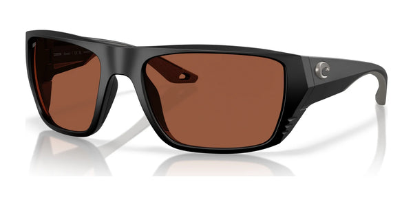 Costa FINLET 6S9118 Sunglasses | Size 59 / Matte Black / Gray (Polarized) (3P 14%) №911805