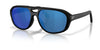 Costa STREET HEAT 6S9133 Sunglasses | Size 55 / Matte Black / Blue Mirror (Polarized) (3P 12.6%) №913303