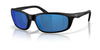 Costa BRINE II 6S9134 Sunglasses | Size 59 / Matte Black / Blue Mirror (Polarized) (3P 12.6%) №913402
