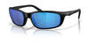 Costa BRINE II 6S9134 Sunglasses | Size 59 / Matte Black / Blue Mirror (Polarized) (3P 10%) №913405