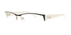 DEA Eyewear BIBIANA Eyeglasses | Size 54 / Black/Matte White / Non Prescription