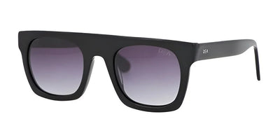 DEA Eyewear's EUNOIA Sunglasses in Size 51 feature black square frames with gradient lenses, offering a fashionable look and excellent UV protection.