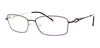 DEA Eyewear ANNIE Eyeglasses / Purple / 1.00X / Size 56