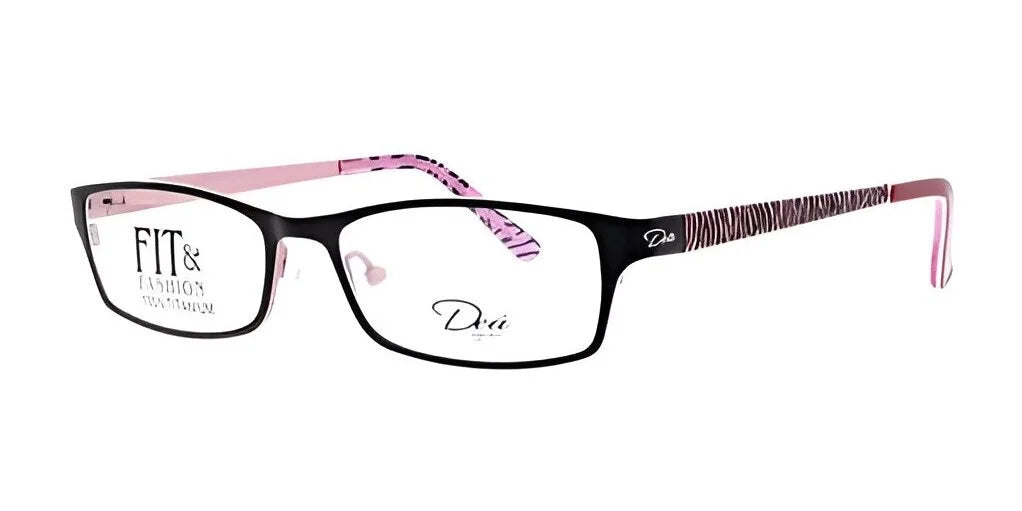 DEA Eyewear FELISA Eyeglasses Black / Pink Progressive 4.00X DEA Eyewear FELISA Eyeglasses Black / Pink Progressive 4.00X