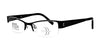 DEA Preferred ANZIO Eyeglasses | Size 52 / Black / Non Prescription