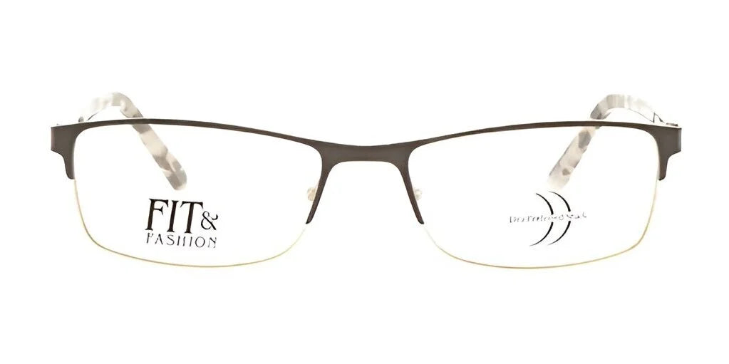 The DEA Preferred MESSINA Eyeglasses in Size 57 feature metal frames with a chic horn-rimmed design and have "FIT & FASHION" engraved on the left lens, making them ideal for the sophisticated woman. The DEA Preferred MESSINA Eyeglasses in Size 57 feature metal frames with a chic horn-rimmed design and have "FIT & FASHION" engraved on the left lens, making them ideal for the sophisticated woman.