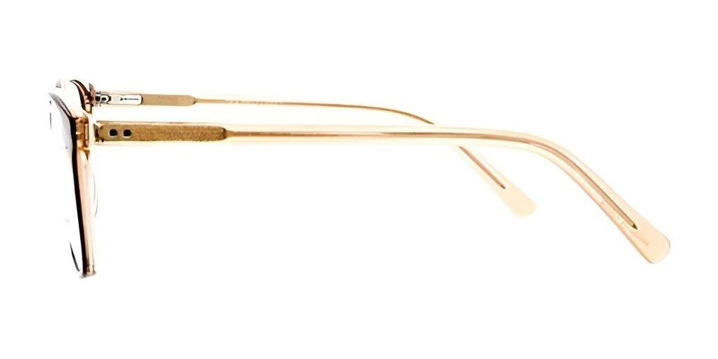 The DEA Preferred TRIESTE Eyeglasses, available in size 59, feature gold metal frames with thin arms and clear lenses, offering enhanced vision paired with a sophisticated look. The DEA Preferred TRIESTE Eyeglasses, available in size 59, feature gold metal frames with thin arms and clear lenses, offering enhanced vision paired with a sophisticated look.