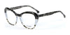 Di Valdi DVO8144 Eyeglasses | Size 53 / White/Crystal