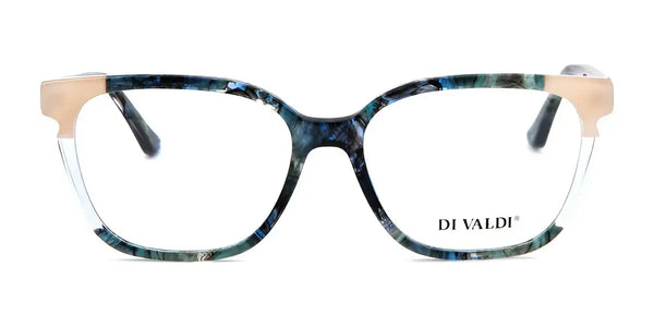 Di Valdi DVO8183 Eyeglasses | Size 53 / Blue