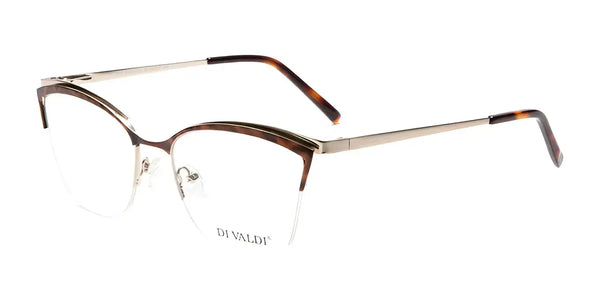 Di Valdi DVO8191 Eyeglasses | Size 54 / Brown