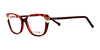 Di Valdi DVO8206 Eyeglasses | Size 52 / Red