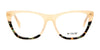 Di Valdi DVO8231 Eyeglasses | Size 53 / Black+Demi Dark Grey Pink