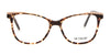 Di Valdi DVO8254 Eyeglasses | Size 53 / Black & Red