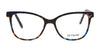 Di Valdi DVO8254 Eyeglasses | Size 53 / Black & Red