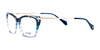 Di Valdi DVO8266 Eyeglasses | Size 54 / Blue