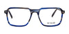 Di Valdi DVO8273 Eyeglasses | Size 54 / Blue Grey & Brown