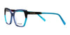Di Valdi DVO8274 Eyeglasses | Size 54 / Blue Turq & Demi Red